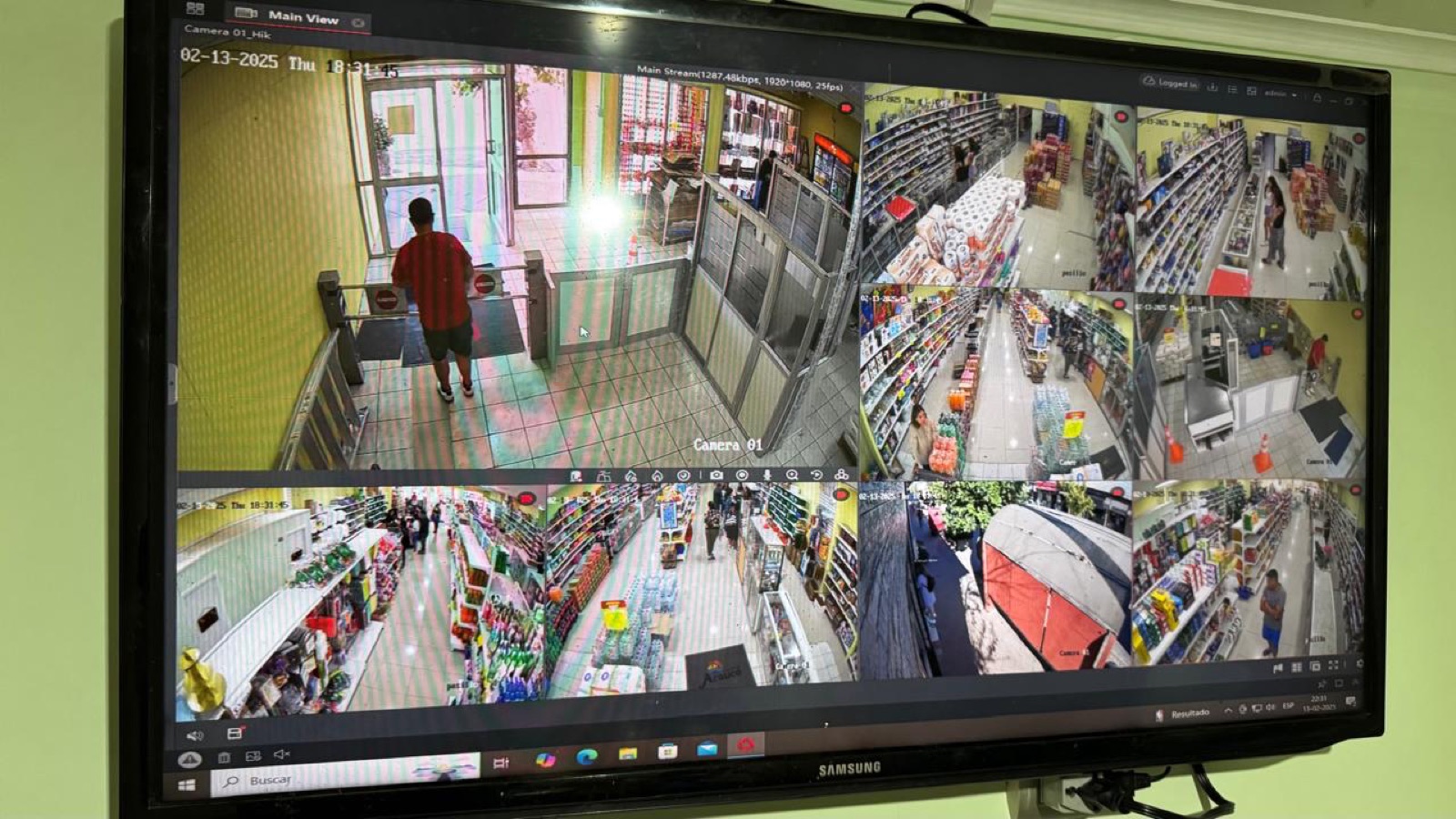 Comercio protegido: Videovigilancia multicanal